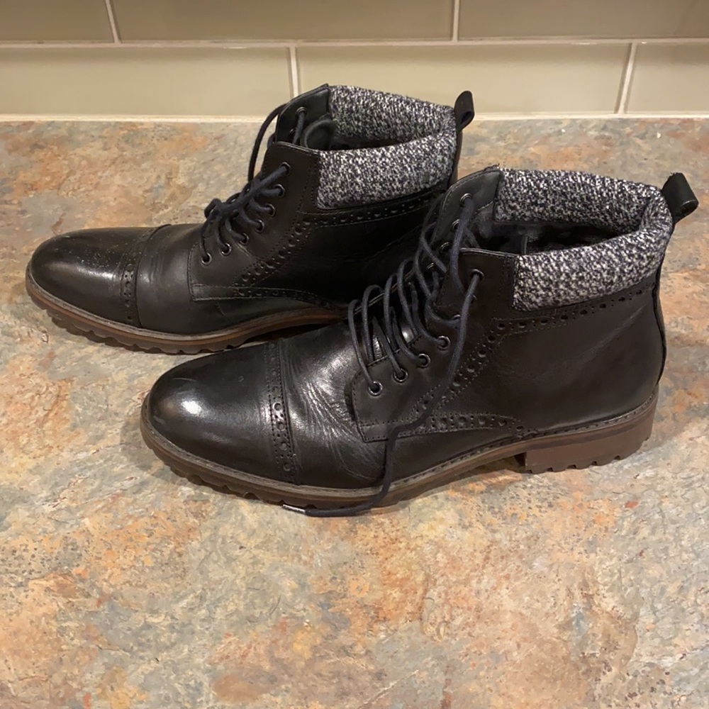 La Milano Black Dress Shoes Size 12